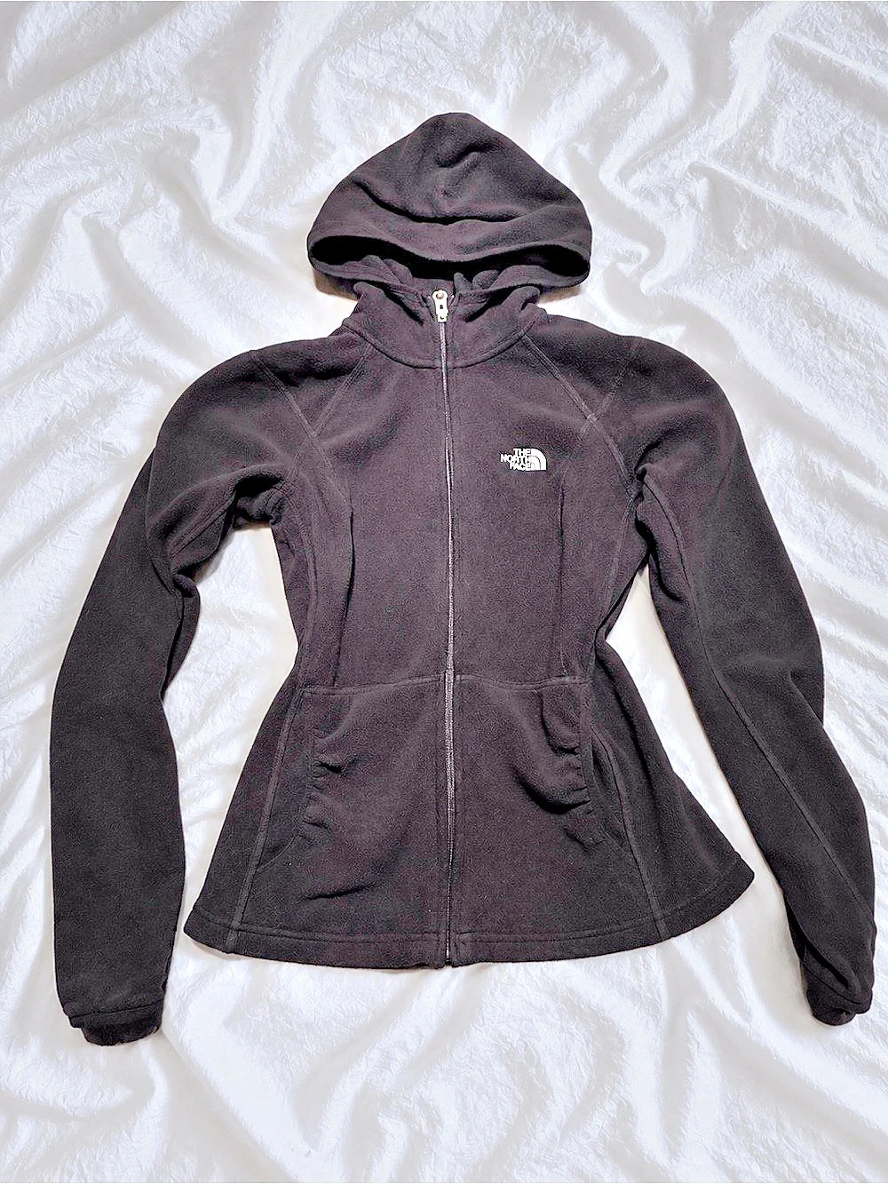 The North Face Women's TNF Performance Fleece Full-Zip Hoodie Black Small